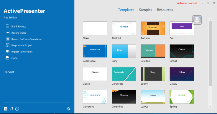 activepresenter-7-interface