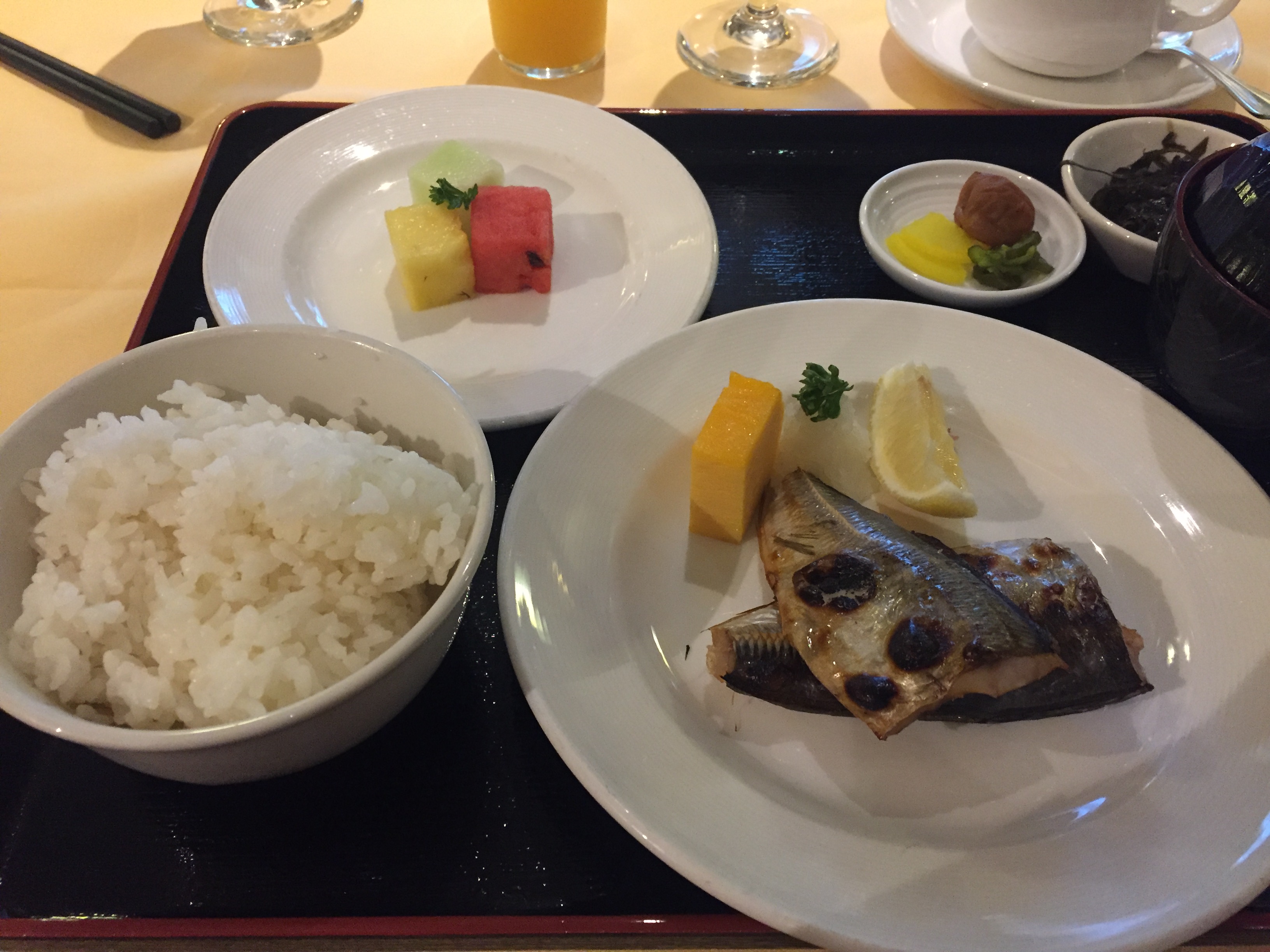 ダイヤモンドプリンセスの朝食