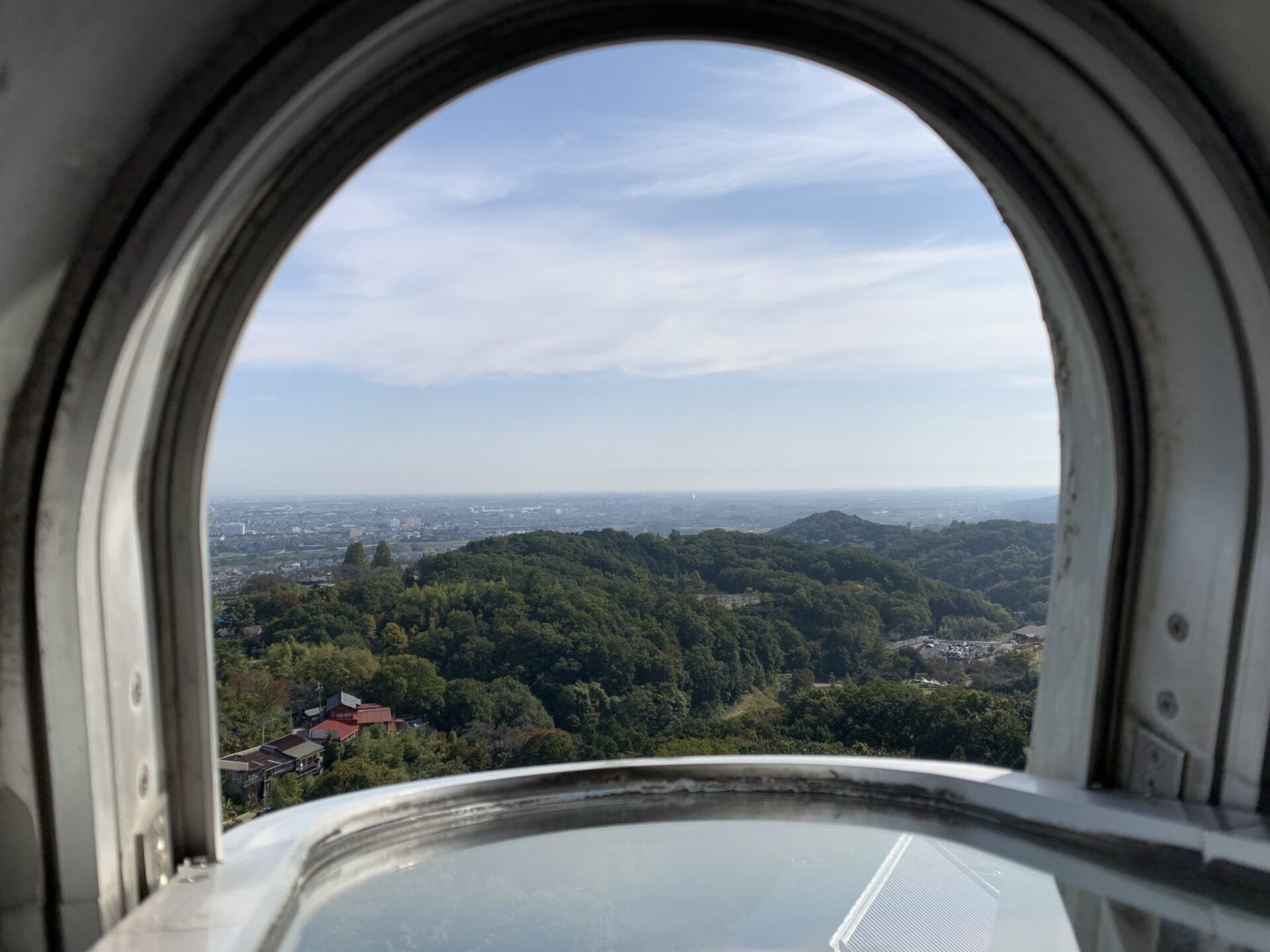 高崎観音から関東平野
