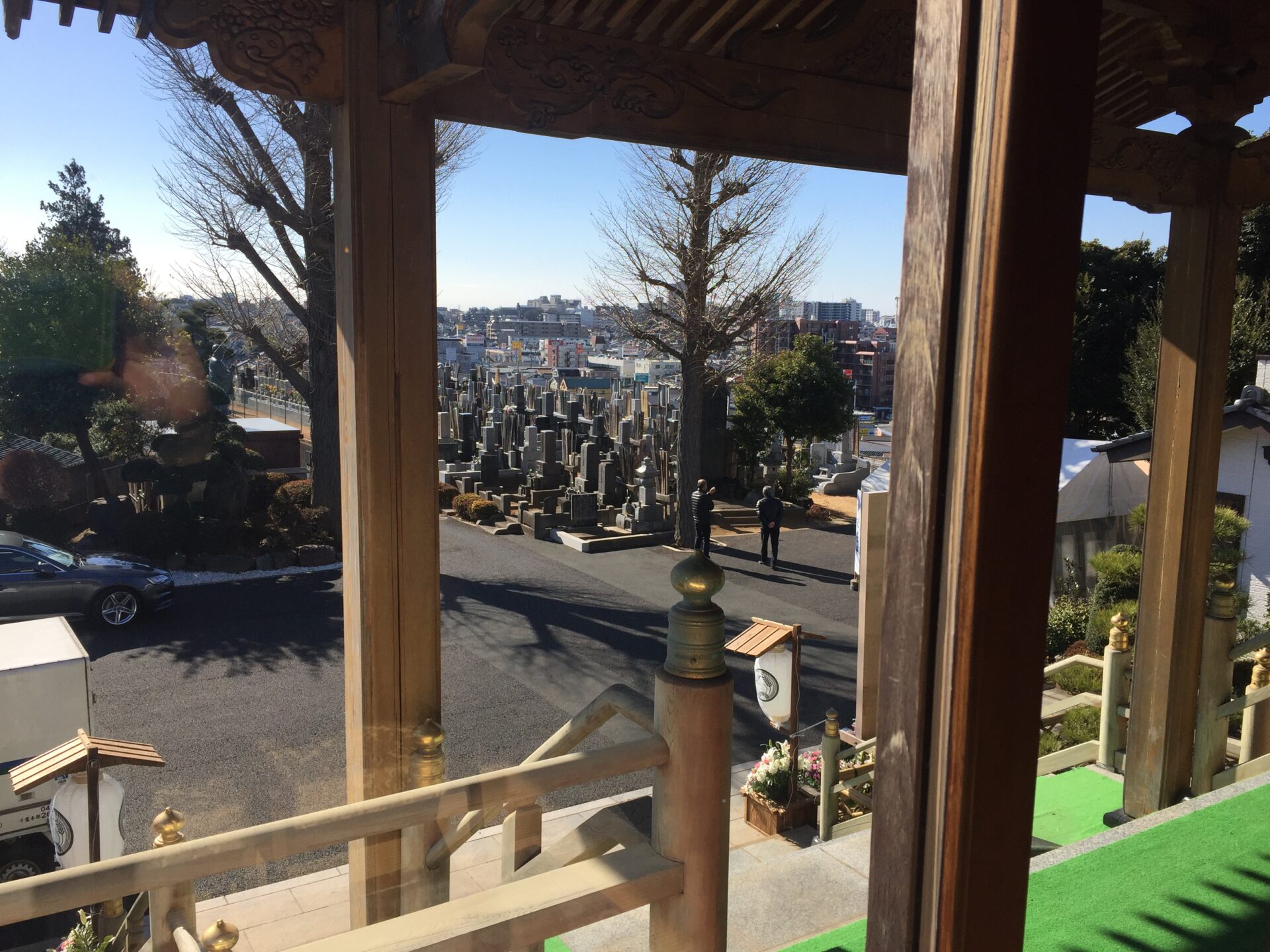 本覚寺本堂からの眺め