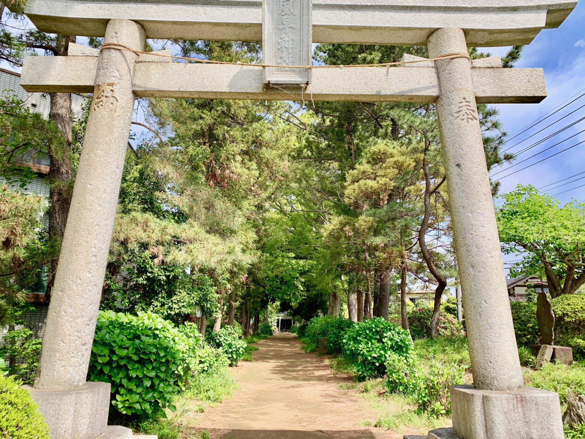 風早神社参道