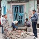 मथुरा वृंदावन में प्रवर्तन टीम द्वारा अतिक्रमण हटाने की कार्यवाही जोरो पर