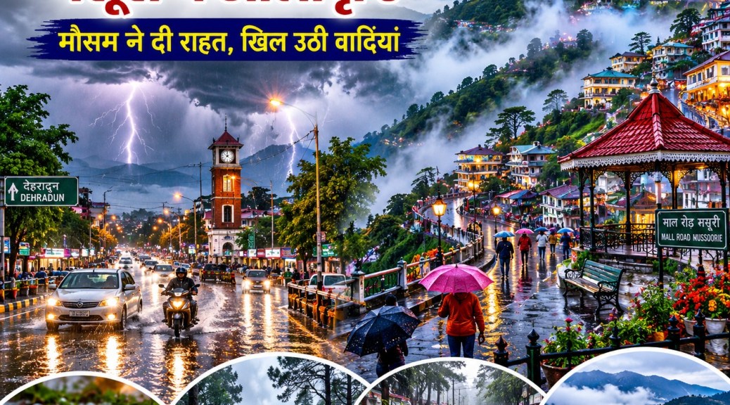बारिश और ओलावृष्टि से खिल उठा उत्तराखंड का मौसम