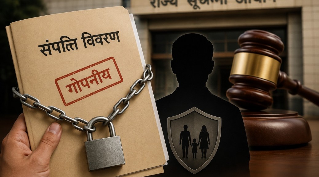 अधिकारियों की संपत्ति का ब्योरा नहीं होगा सार्वजनिक, सूचना आयोग ने माना सुरक्षा का मुद्दा