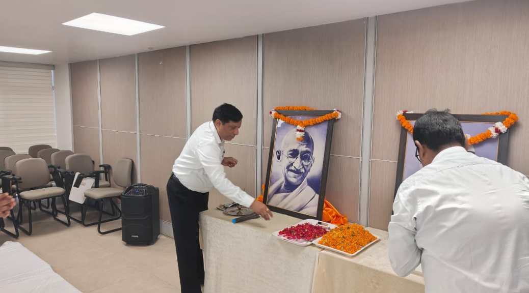सत्य, अहिंसा और सादगी के आदर्शों को एमडीडीए ने किया नमन