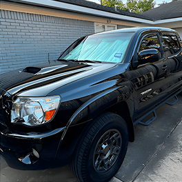 Interior shot from xpel paint protection film (ppf) package in Houston