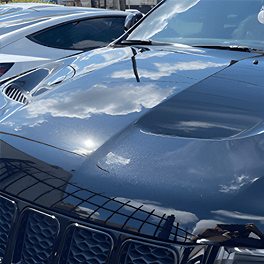Clean exterior after ceramic coating in Houston