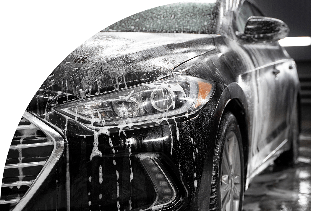 Auto detailing on pickup truck at E1 AutoSpa Houston