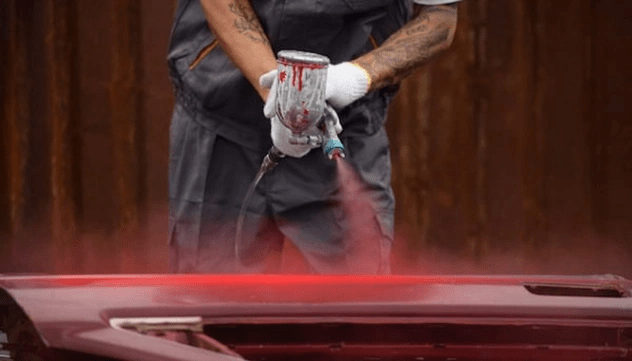 Paint correction installation at E1 AutoSpa Houston Heights