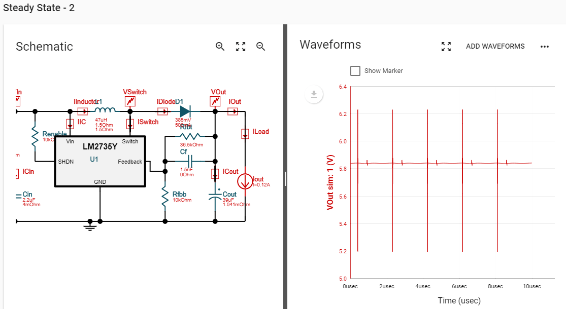 Webench Tools Lm2735 Custom Capacitor Shows Incorrect Esr
