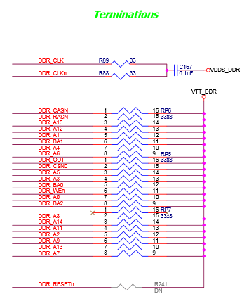 Resolved Am335x Ddr3 Vtt Termination Resistor Processors