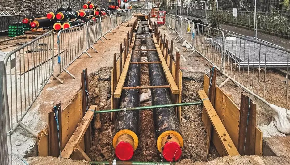 Future Heat Power Distribution Future Network - Stunning Gradient Photo - Ultra HD