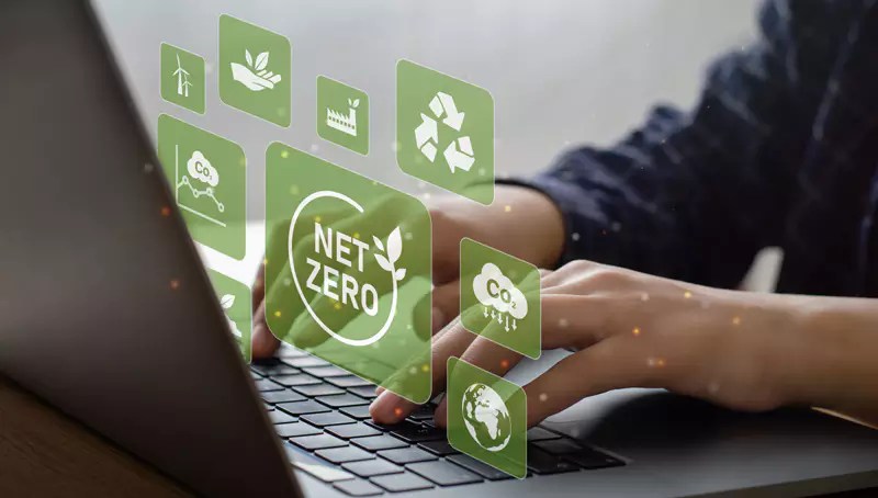 Uk S Net Zero Journey Halfway There But Challenges Lie Ahead - Premium Geometric Illustration Gallery - 8K