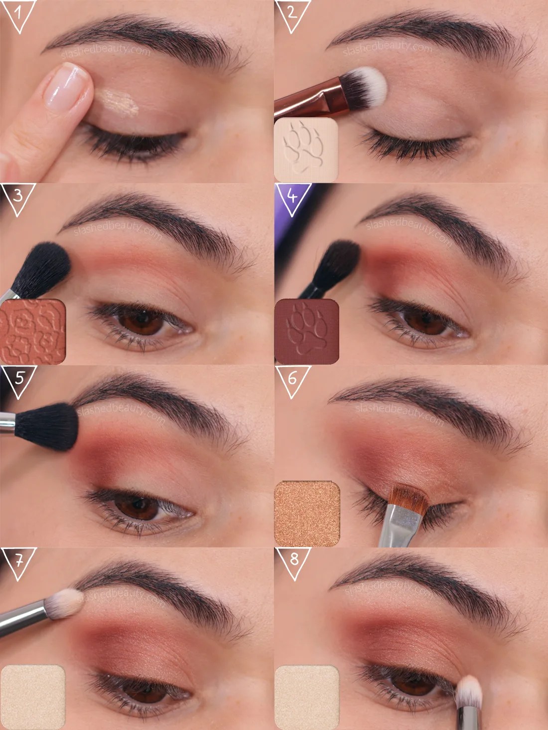 Easy Eyeshadow Tutorial For Beginners Slashed Beauty