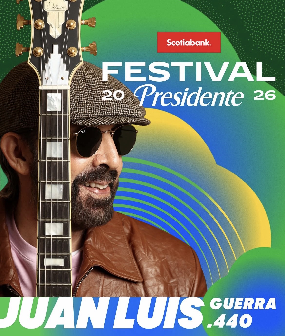 Presidente revela a Juan Luis Guerra como nuevo artista del Festival Presidente 2026