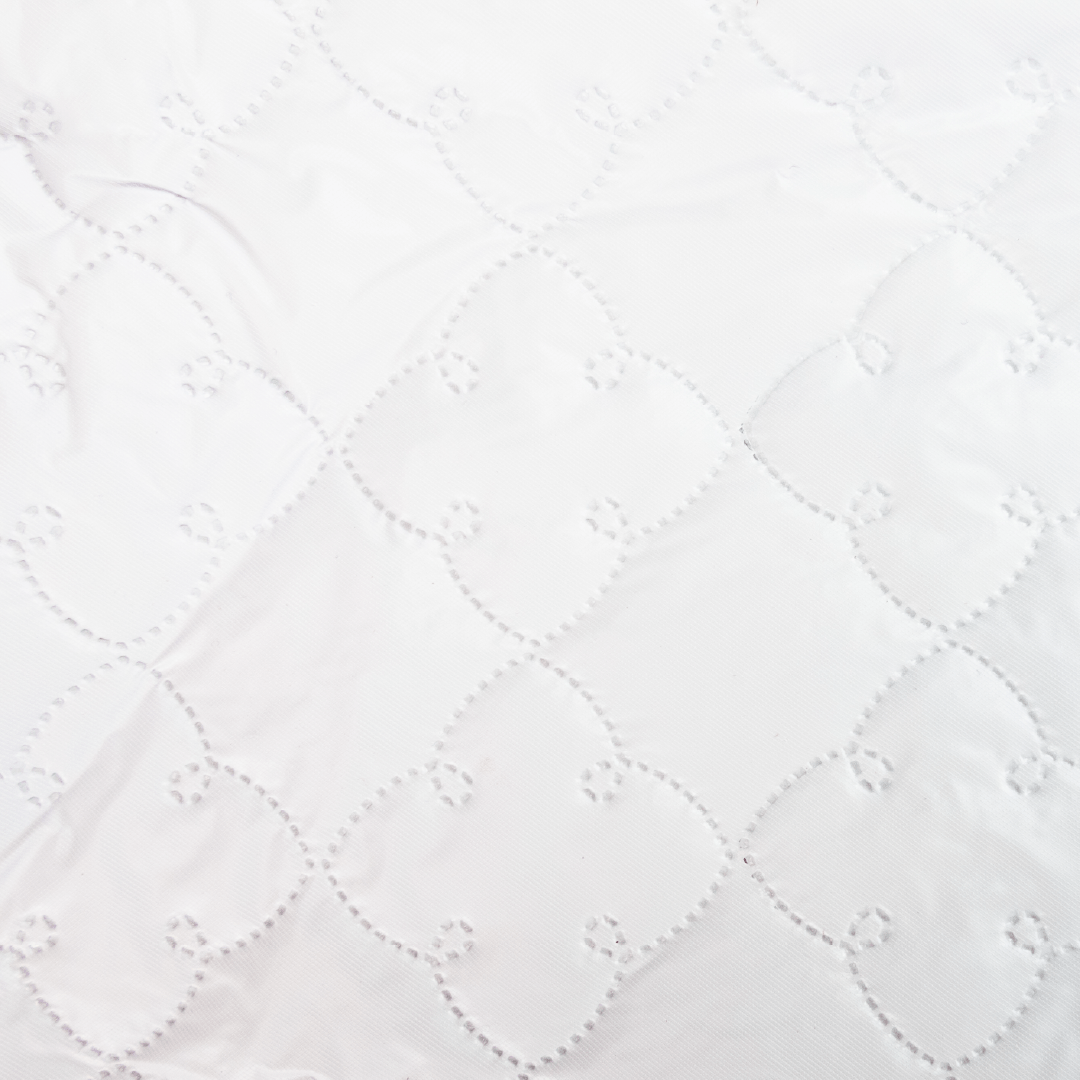 Vinyl Changing pad pattern close up