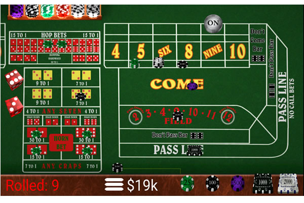 ••• lots of fun, excitement and entertainment! Casino Craps Game Android App E7 Systems Llc