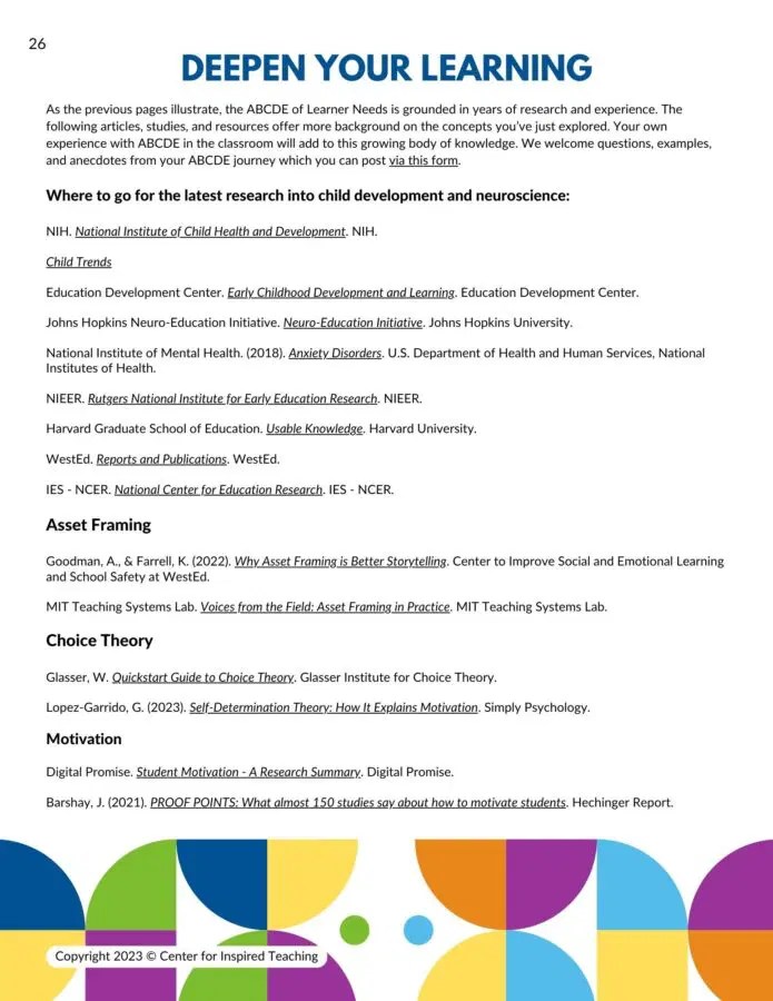 Abcde Overview Center For Inspired Teaching - Premium Geometric Wallpaper Gallery - Ultra HD