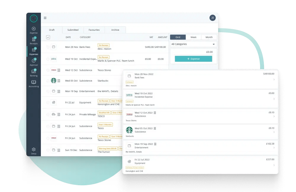 Expense Reporting Accountsight - Premium Geometric Design Gallery - Mobile
