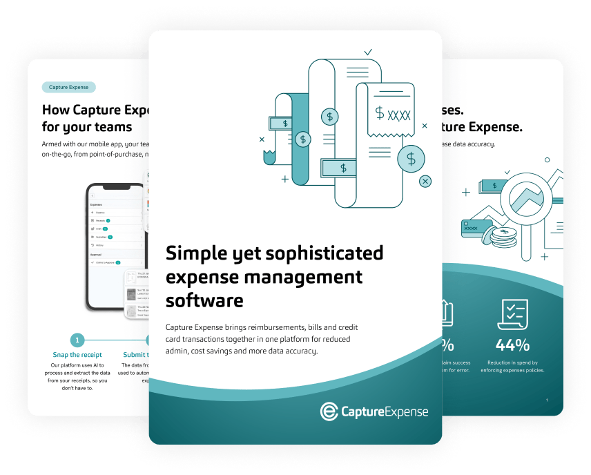 Expense Management Software Brochure Capture Expense - 8K Dark Wallpapers for Desktop