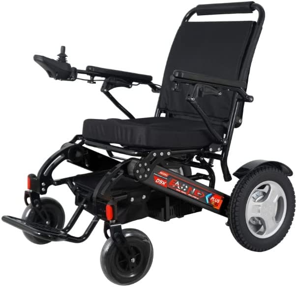 New EAONE Reclining High Quality Lightweight Folding Electric Wheelchair, Weatherproof, Dual Batteries, Dual Motors, All Terrain, Exclusive Folding Power Wheelchair. (Automatic Folding & Manual Reclining)