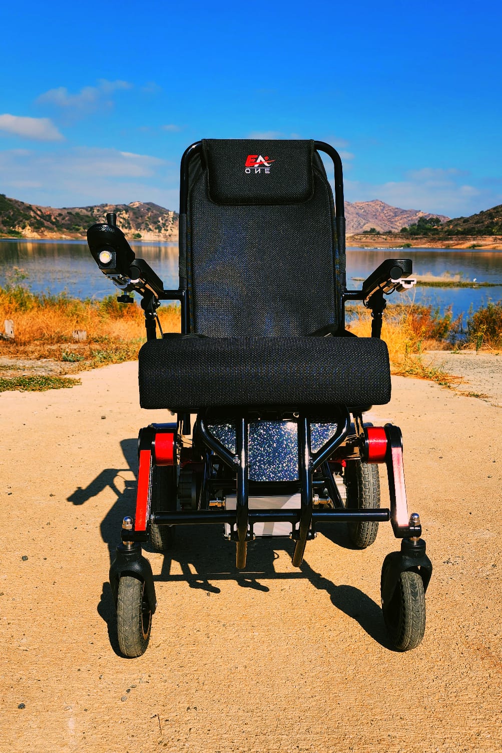 2024 EAONE D9X PRO, ONE CLICK AUTOMATIC FOLDING LIGHTWEIGHT MOTORIZED ELECTRIC WHEELCHAIR, 500W MOTORS, HEAVY-DUTY, PORTABLE ELECTRIC WHEELCHAIR (21.5” SEAT WIDTH) (Black)