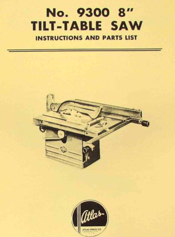 Hello darrel, if you still have the 3333 manual i?d certainly appreciate pictures of it or copy or . Powr Kraft 10 Radial Arm Saw Tpc 2610b Owner S Parts Manual Ozark Tool Manuals Books