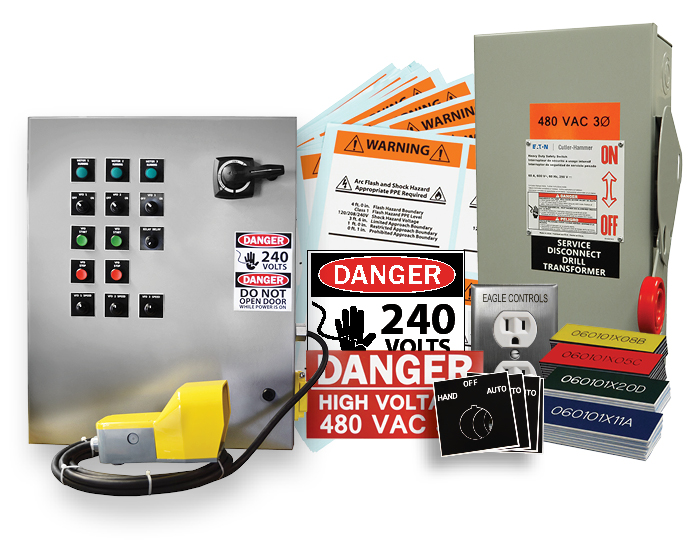 Custom Control Number Labels Nameplates and Labels – Eagle Controls, Inc.