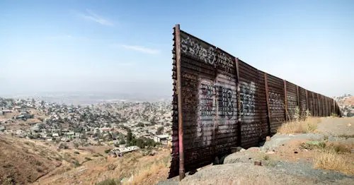 U.S. Mexico border wall