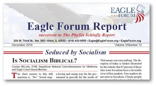 December 2019 Eagle Forum Report