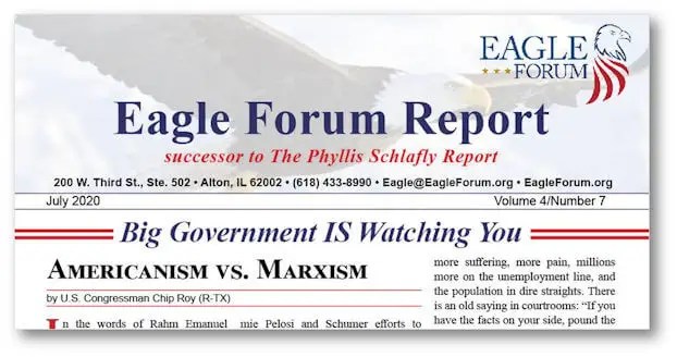 July 2020 Eagle Forum Report