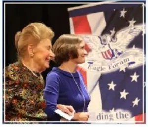 Phyllis Schlafly with daughter Anne