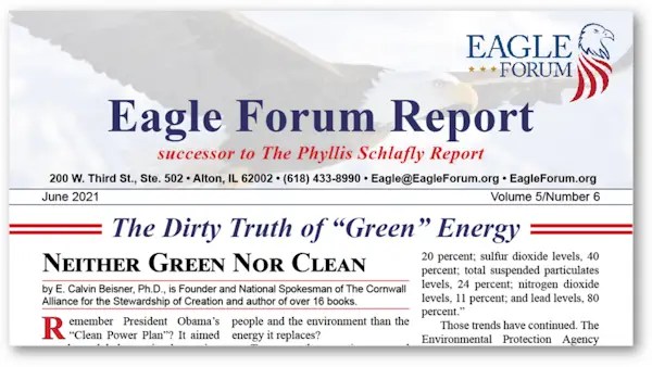 June 2021 Eagle Forum Report
