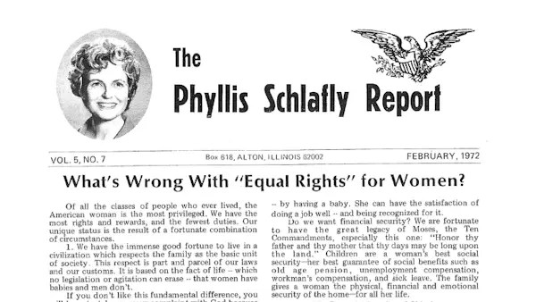 Phyllis Schlafly Report, Feb. 1972