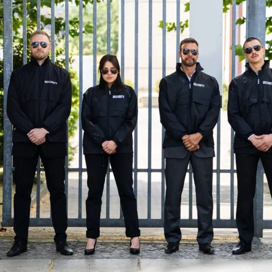 Group Security Officers with a security license Florida.