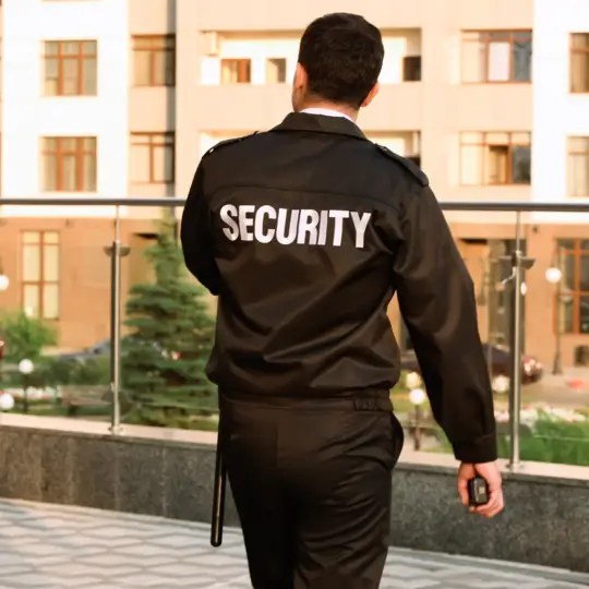 Officer who is a security guard provider