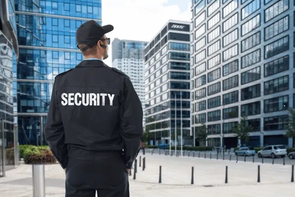 A security guard working for private security companies.