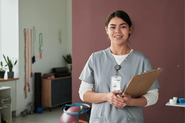 a fingerprinting services near me searched nurse happy to finally have a job.