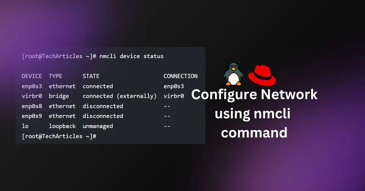 Configure Linux Network By Nmcli Commands Centlinux - Minimal Designs - Incredible Full HD Collection