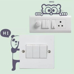 yadav sticker 15 cm Switch board sticker Self Adhesive Sticker  (Pack of 1)