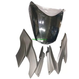 visor mudguard tail cowl For APACHE RTR200 4V RACE EDITION GREY