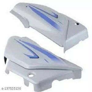 Ultra Side Panel For SPLENDOR PLUS AW SILVER BLUE