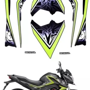 Ultra Full Sticker Kit For CB HORNET 160R OM GREEN