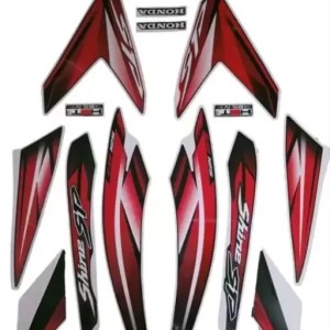 Ultra Full Sticker Kit For SHINE SP TYPE3 BLACK RED