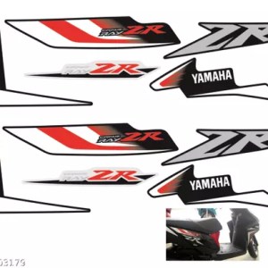 Ultra Full Sticker Kit For RAY-ZR STREET RALLY BLACK RED