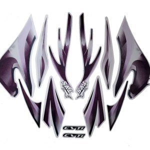 Ultra Full Sticker Kit For STAR CITY 110 BLACK PURPLE