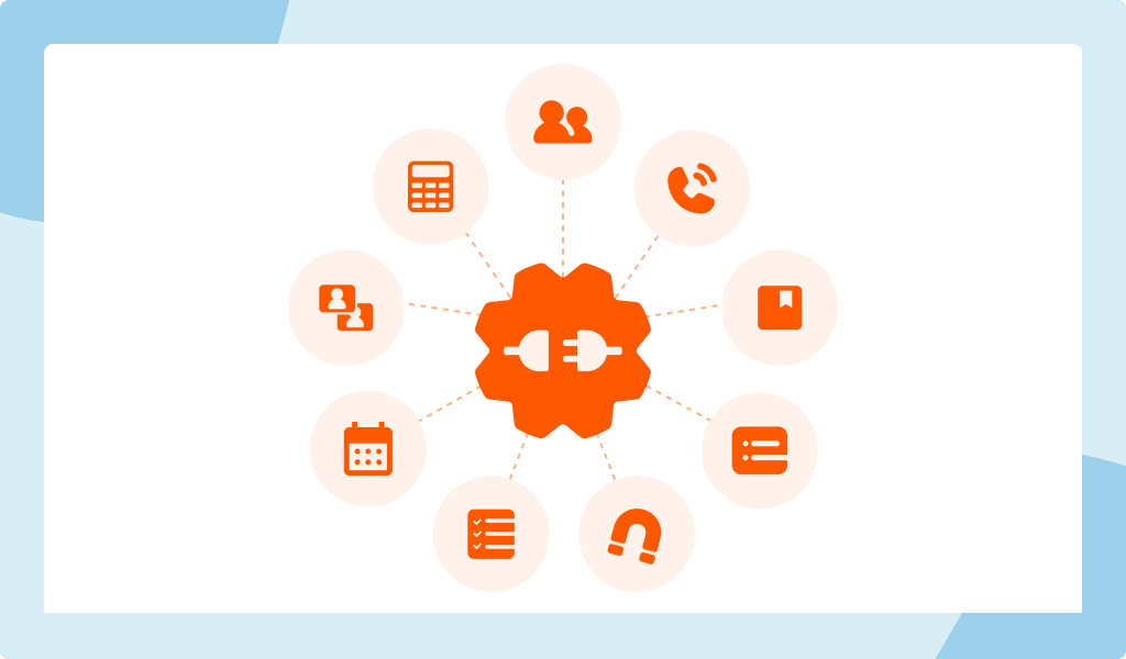 Crmintegration Nutshellcrm Callhippo Nutshell - Artistic City Illustration - High Resolution