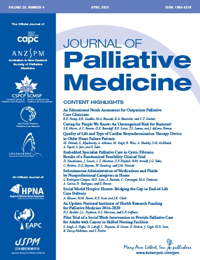 journal of palliative medicine - EAPC
