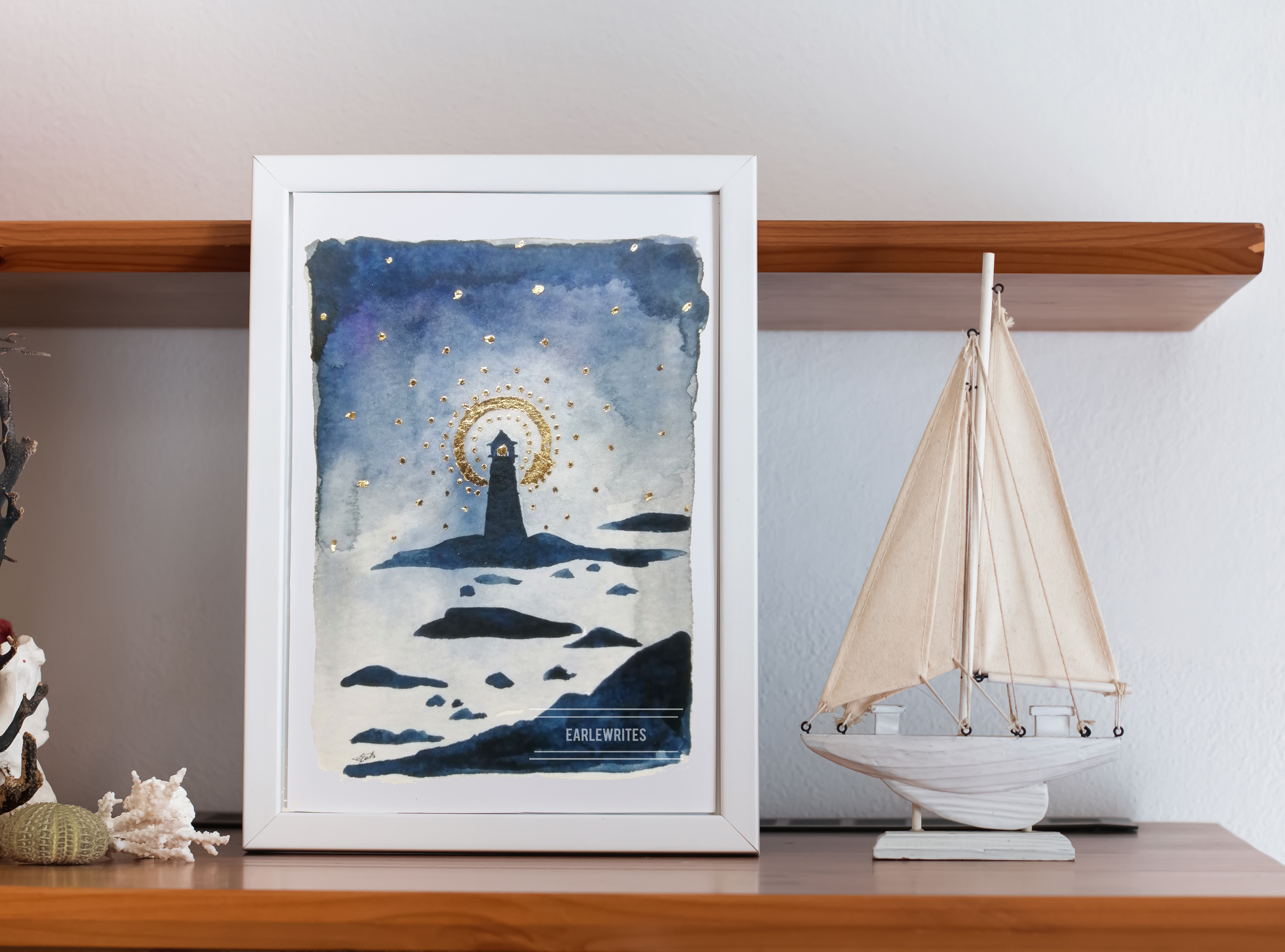 Surprise Ocean Original Watercolour