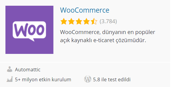 WooCommerce - WordPress Eklentileri